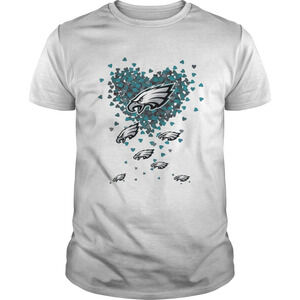 Philadelphia Eagles Tiny Hearts Shape Shirt